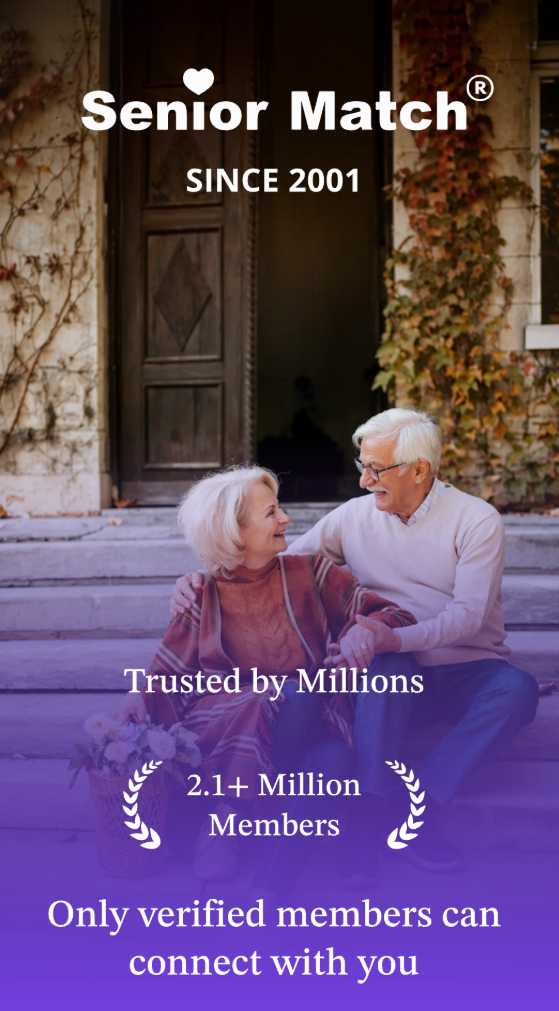 Senior Match shown on a mobile phone