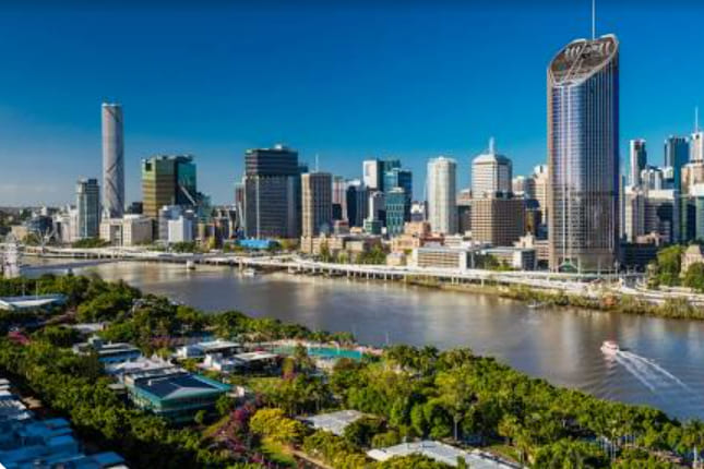 Brisbane river city