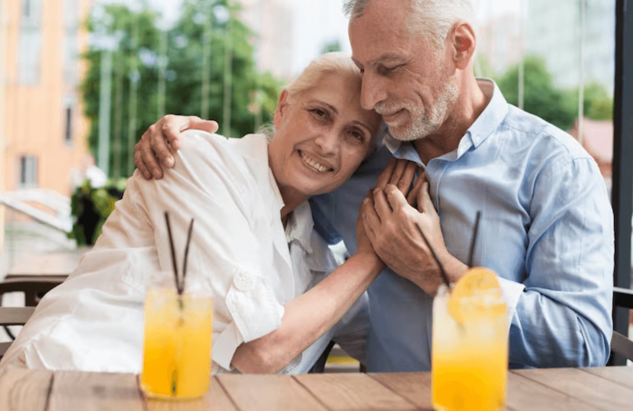Mature couple enjoying a relaxed day in Adelaide
