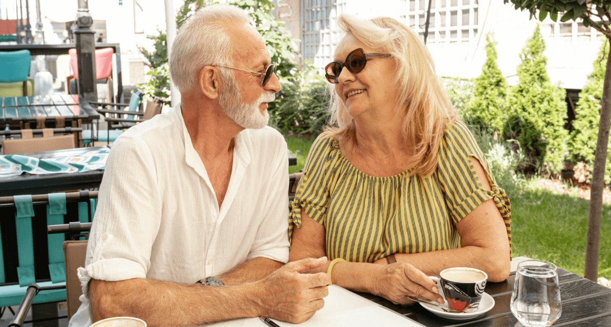 Senior couple enjoying the Sydney harbour lifestyle